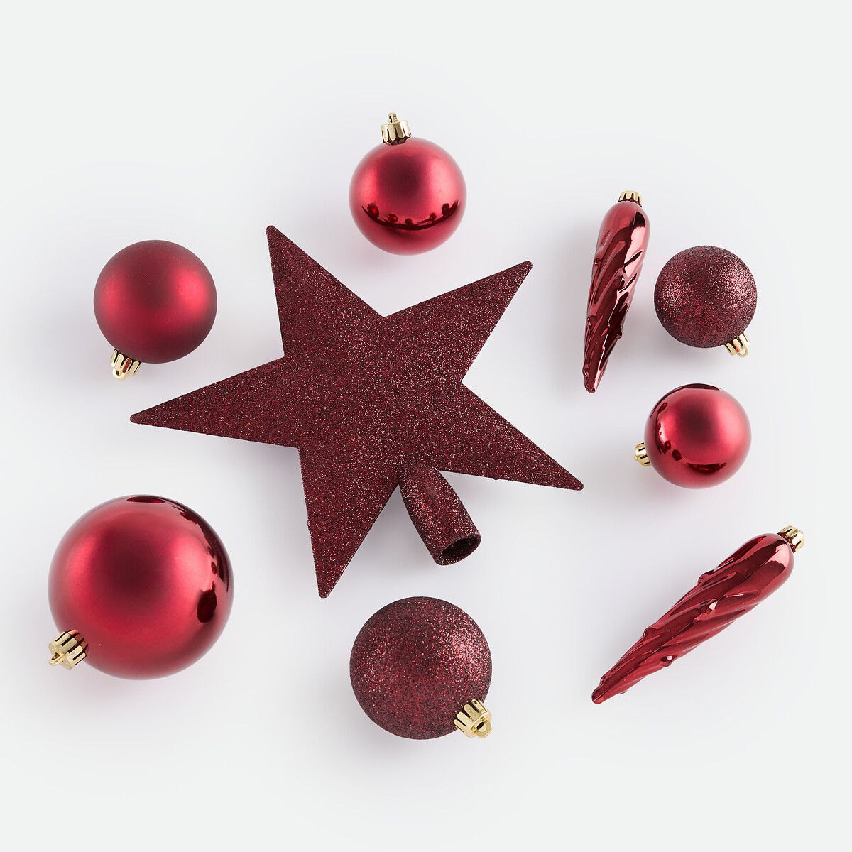 Coffret de 33 boules de Noël, CASPAR bordeaux, LA REDOUTE INTERIEURS