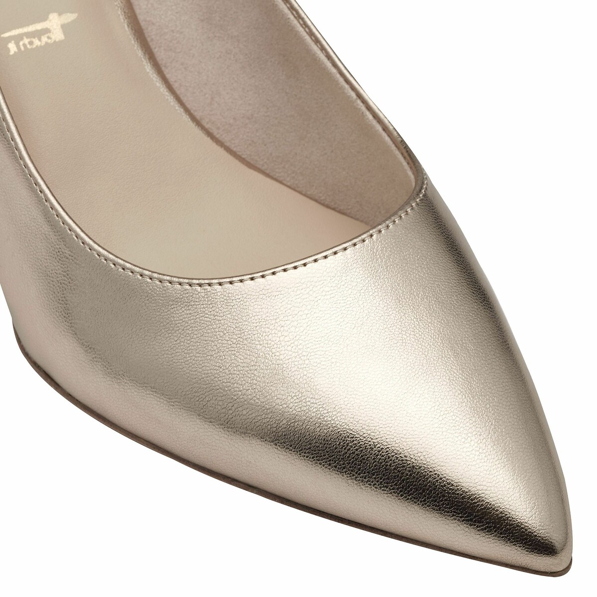 Escarpins slingback doré, TAMARIS