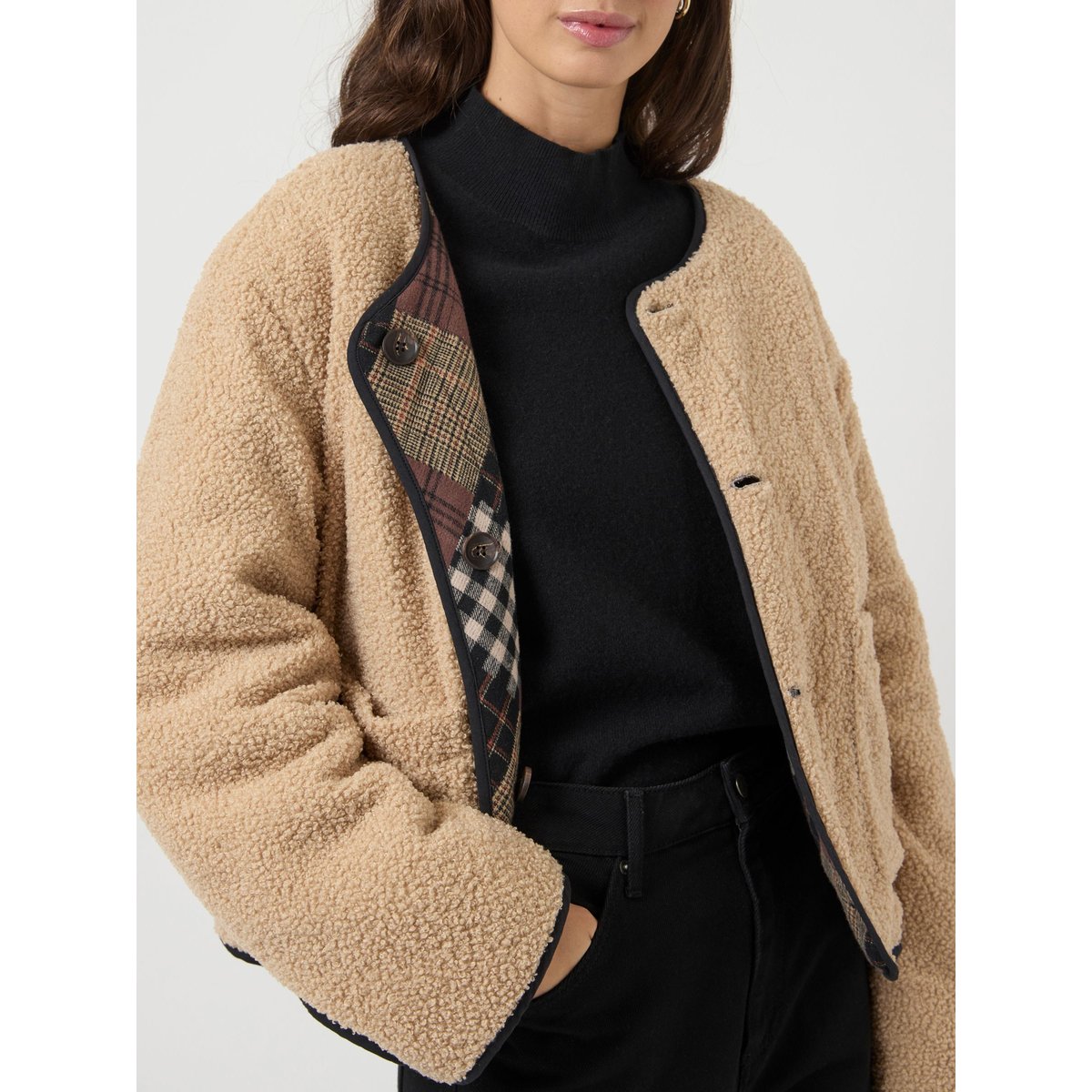 Veste Matelassée black, YAS