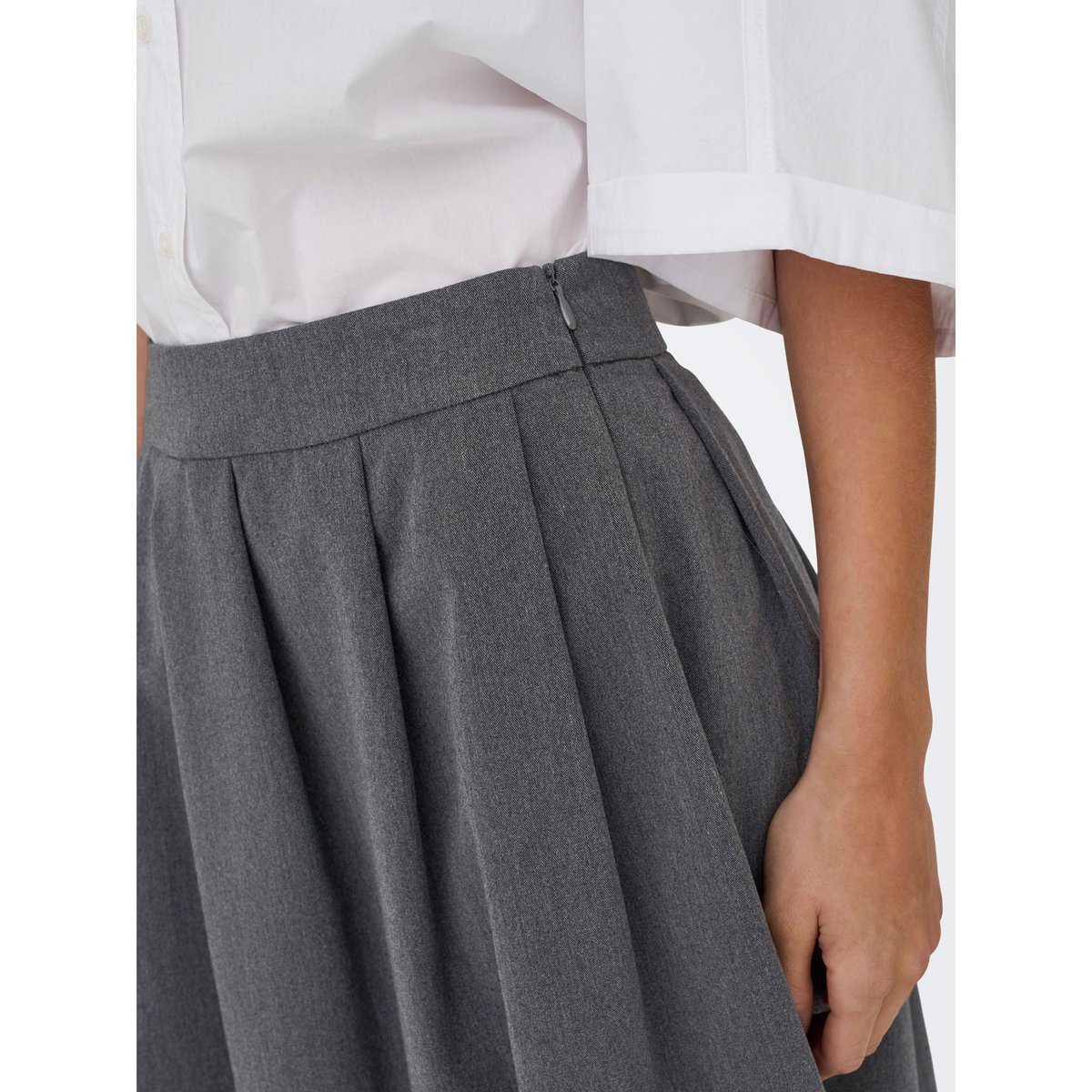 Jupe dark grey melange, JDY