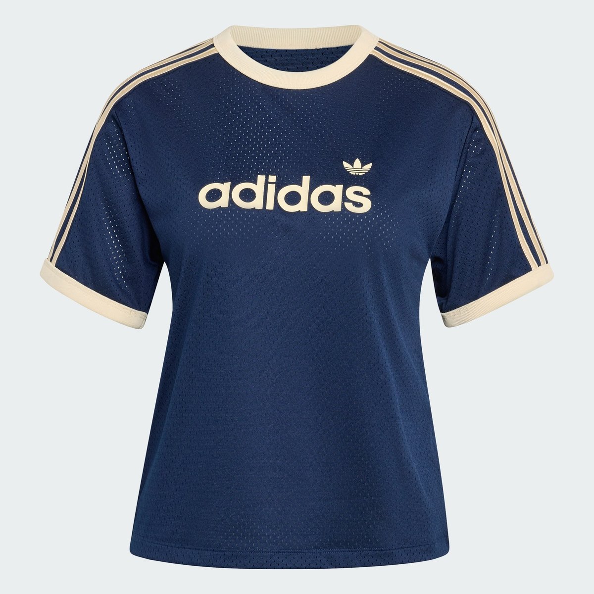 T-Shirt En Mesh Linear T-Shirt En Mesh Linear night indigo / warm vanilla, adidas Originals