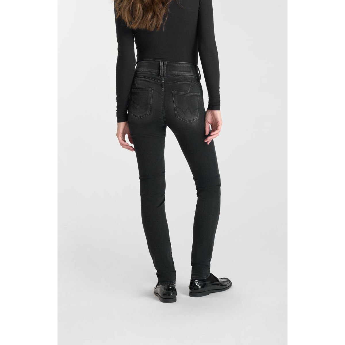 Jeans push-up slim ULTRA PULP, longueur 34 black, LE TEMPS DES CERISES