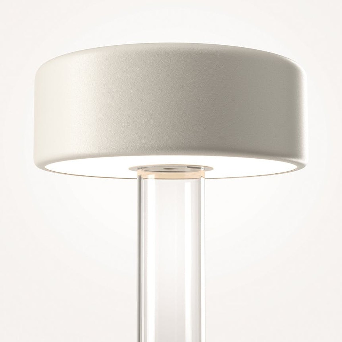Lampe d'appoint sans fil avec vase ALMA blanc, PIER IMPORT