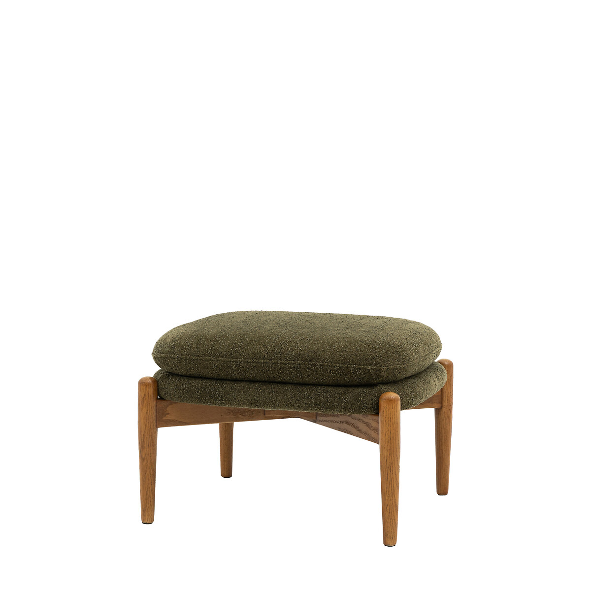 Fairfield Mid-Century Boucle Footstool green, ÉDITÉ