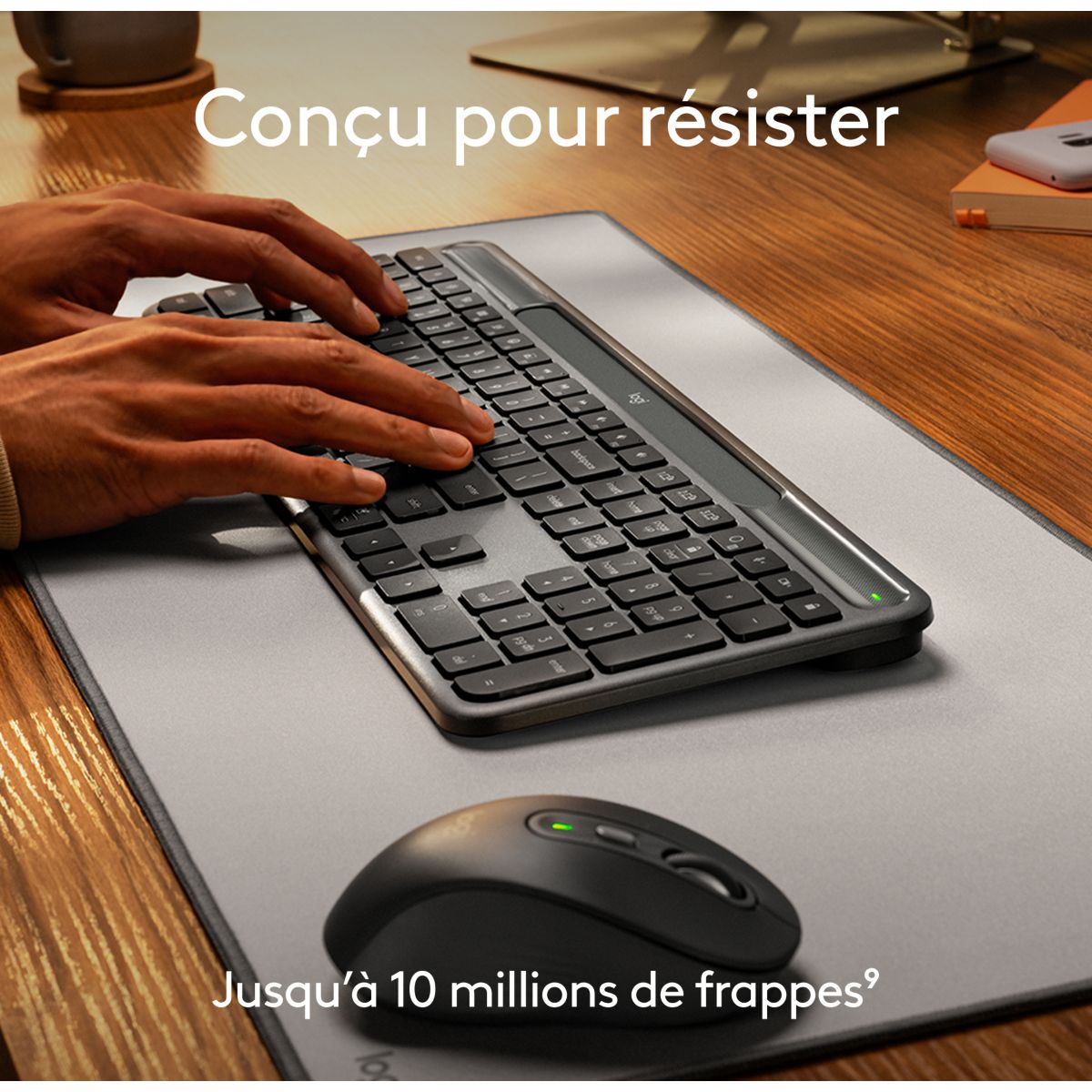 Clavier sans fil Signature Slim Solar+ couleur unique, LOGITECH