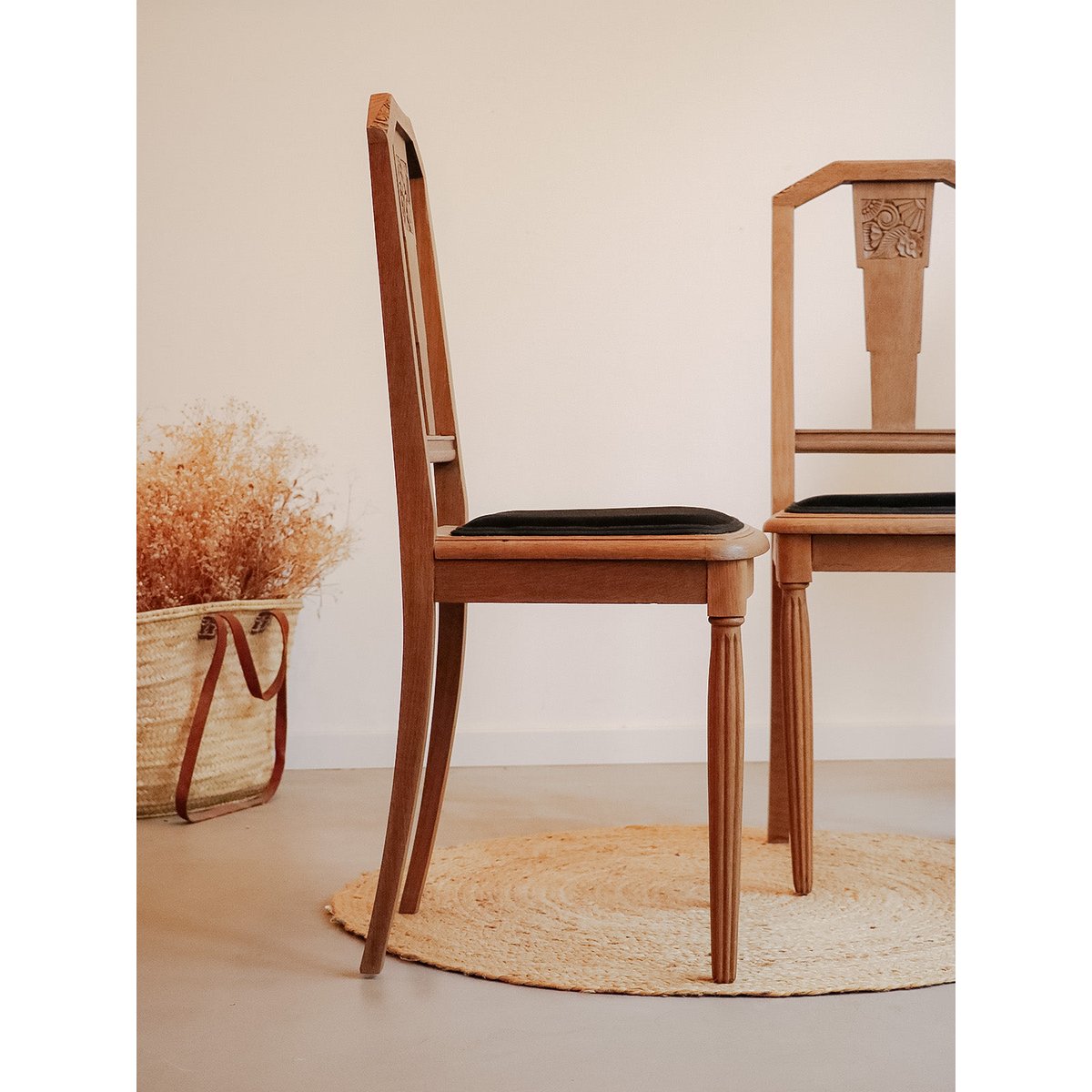 Chaise en bois Alma N°1106 - Bon état bois, DEBONGOUT