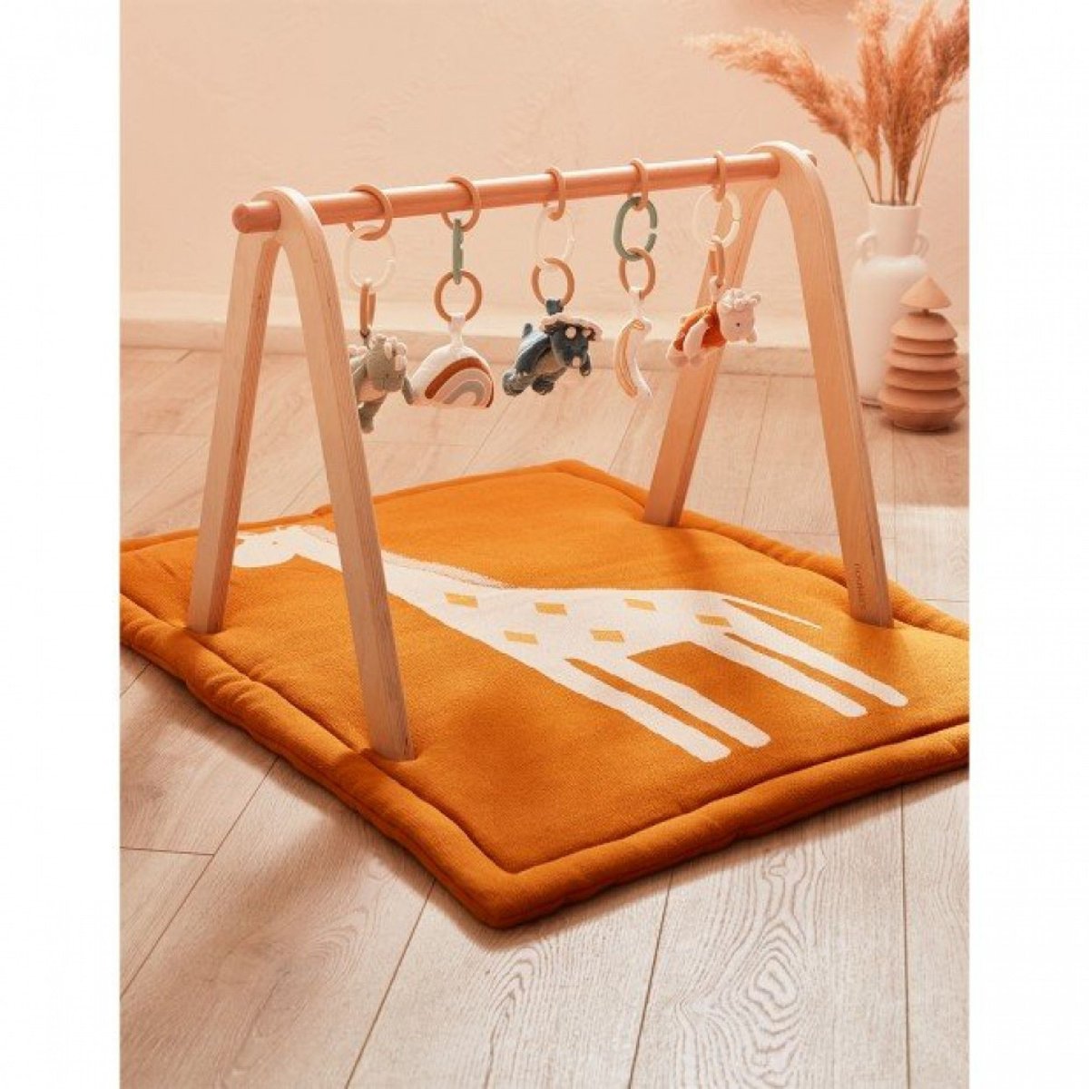 Arche de jeux en bois beige, NOUKIE'S