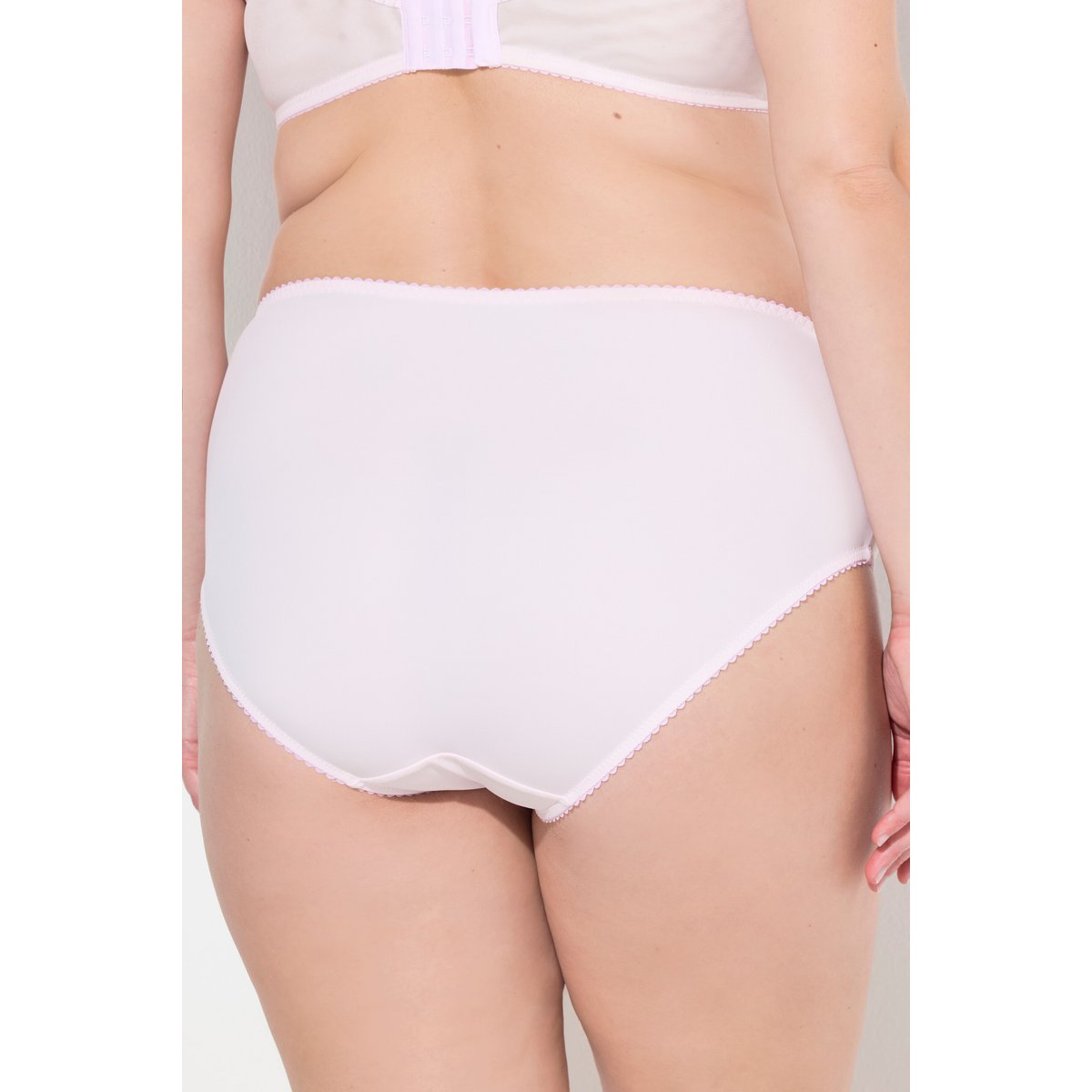 Culotte midi TRUYOU, dentelle, nœuds/cœurs rose bébé, ULLA POPKEN