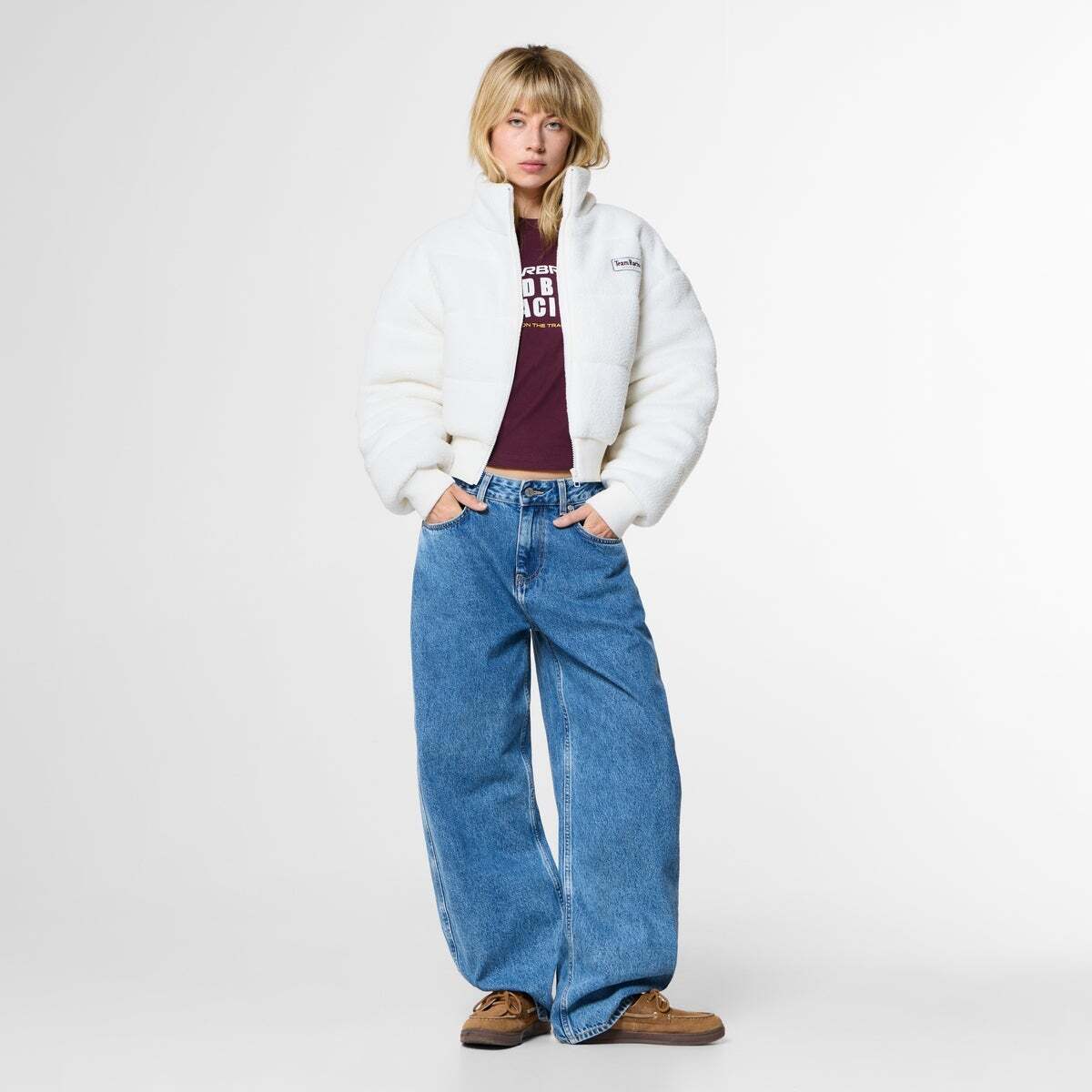 Red Bull Racing Veste À Col Montant Avec Logo blanc cassé, PEPE JEANS