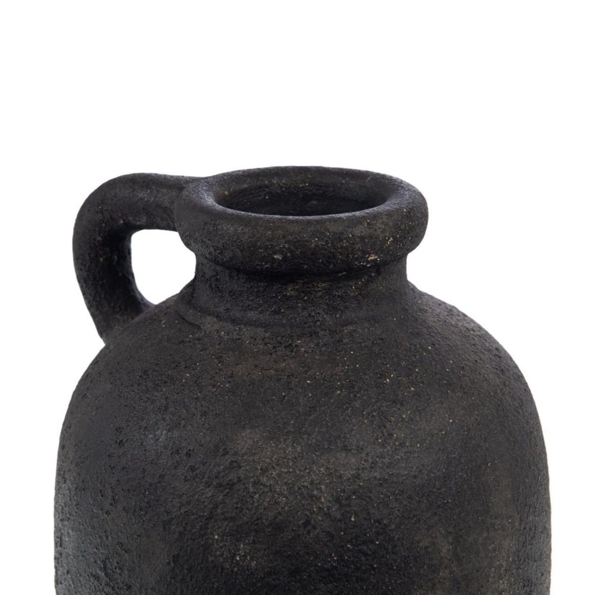 Vase 1 anse Gaia en métal - GAIA noir, AMADEUS