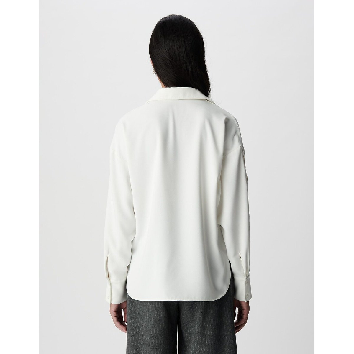 Camicia traforata a maniche lunghe ecru , IKKS