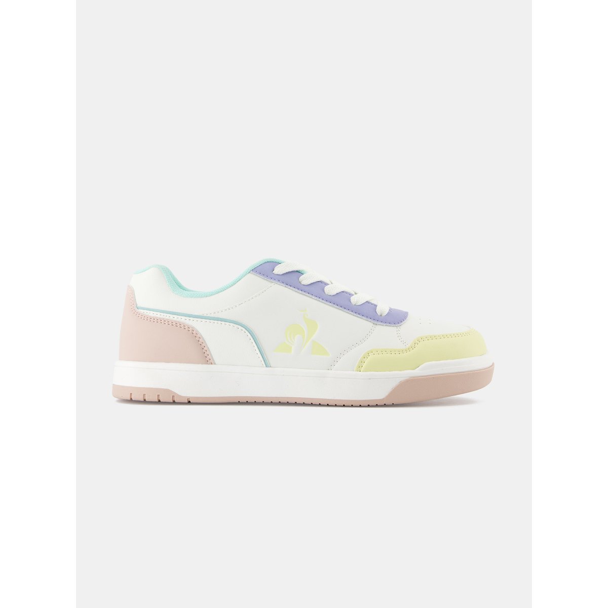 Sneakers LCS Court Breaker optical white/ pink, LE COQ SPORTIF