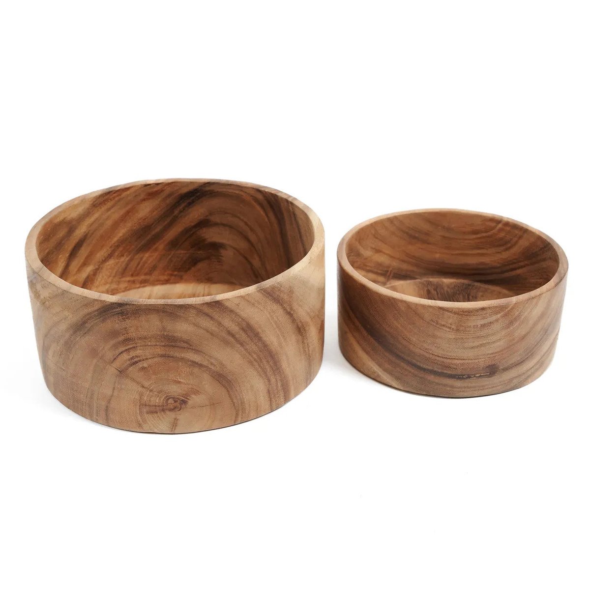 Saladier en bois de suar SUAR beige, BAZAR BIZAR