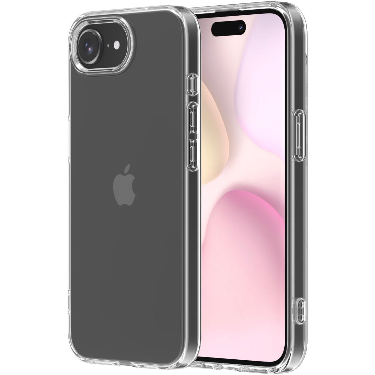 Coque iPhone 16e/17e souple Made in France couleur unique, ESSENTIEL B