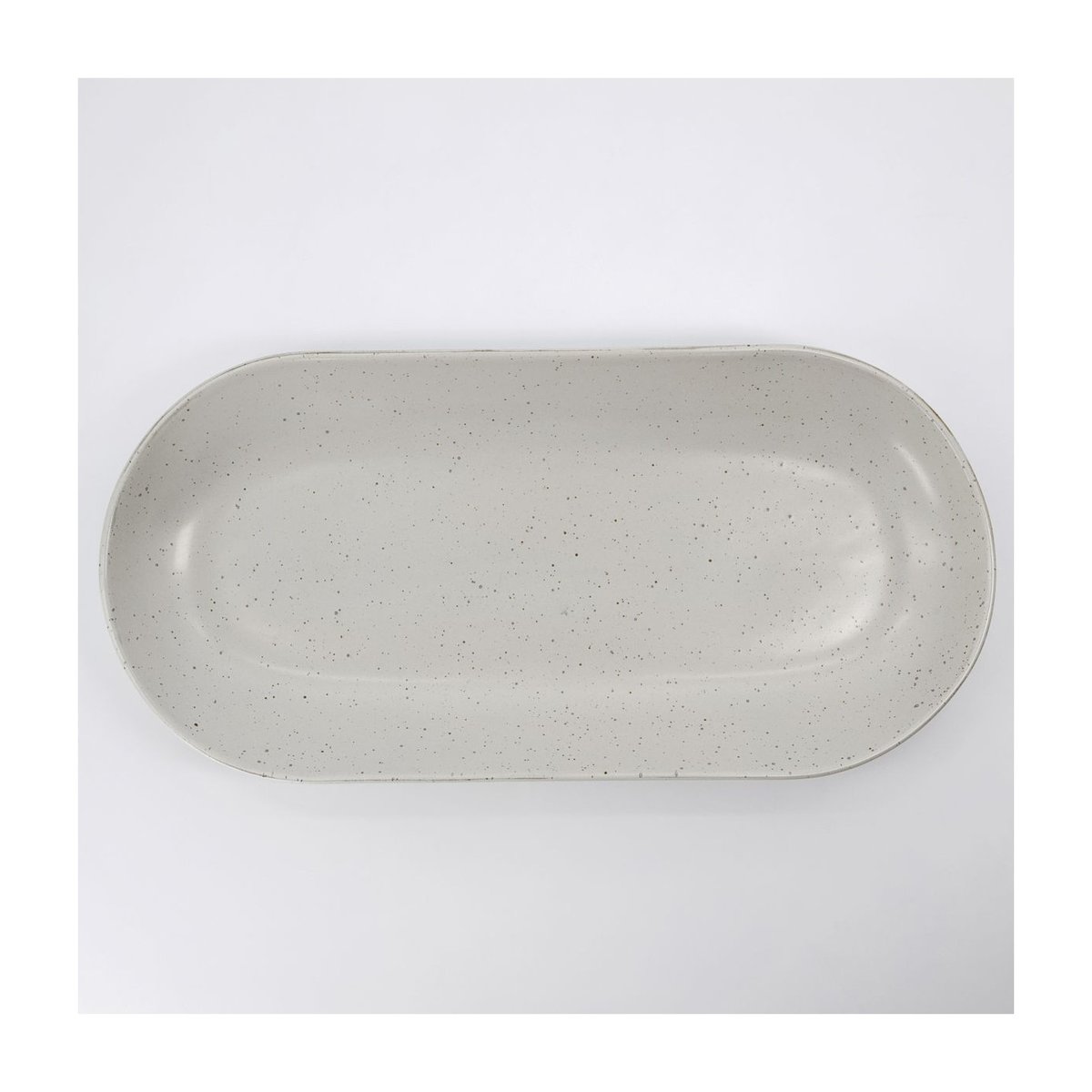 Plat de Service 19 x 38 cm Pion blanc, HOUSE DOCTOR