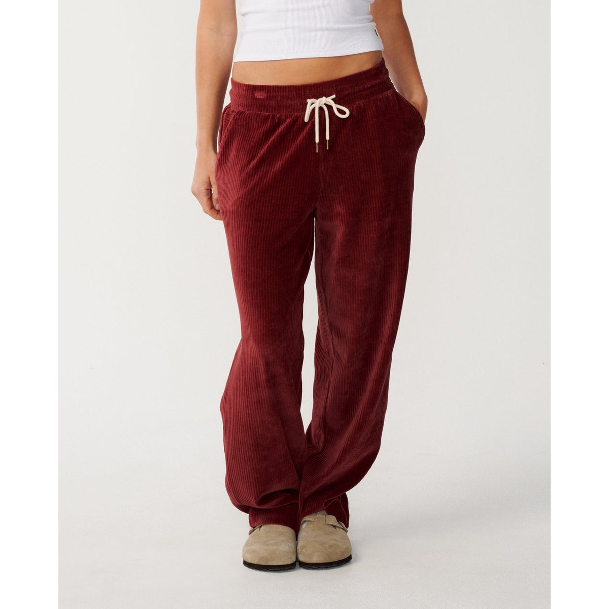 Pantalon de sport COSY dark plum, RIP CURL
