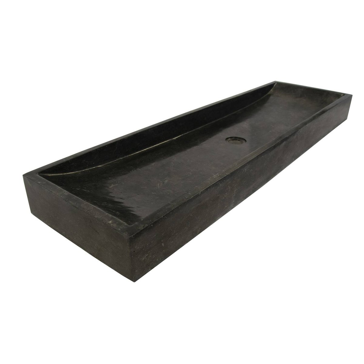 Vasque Atlantica en marbre noir, OCEAN LINE
