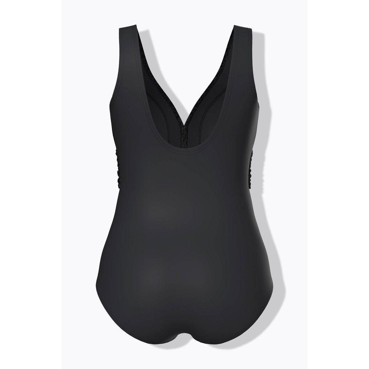 Maillot de bain à bonnets souples. Anneau noir, ULLA POPKEN