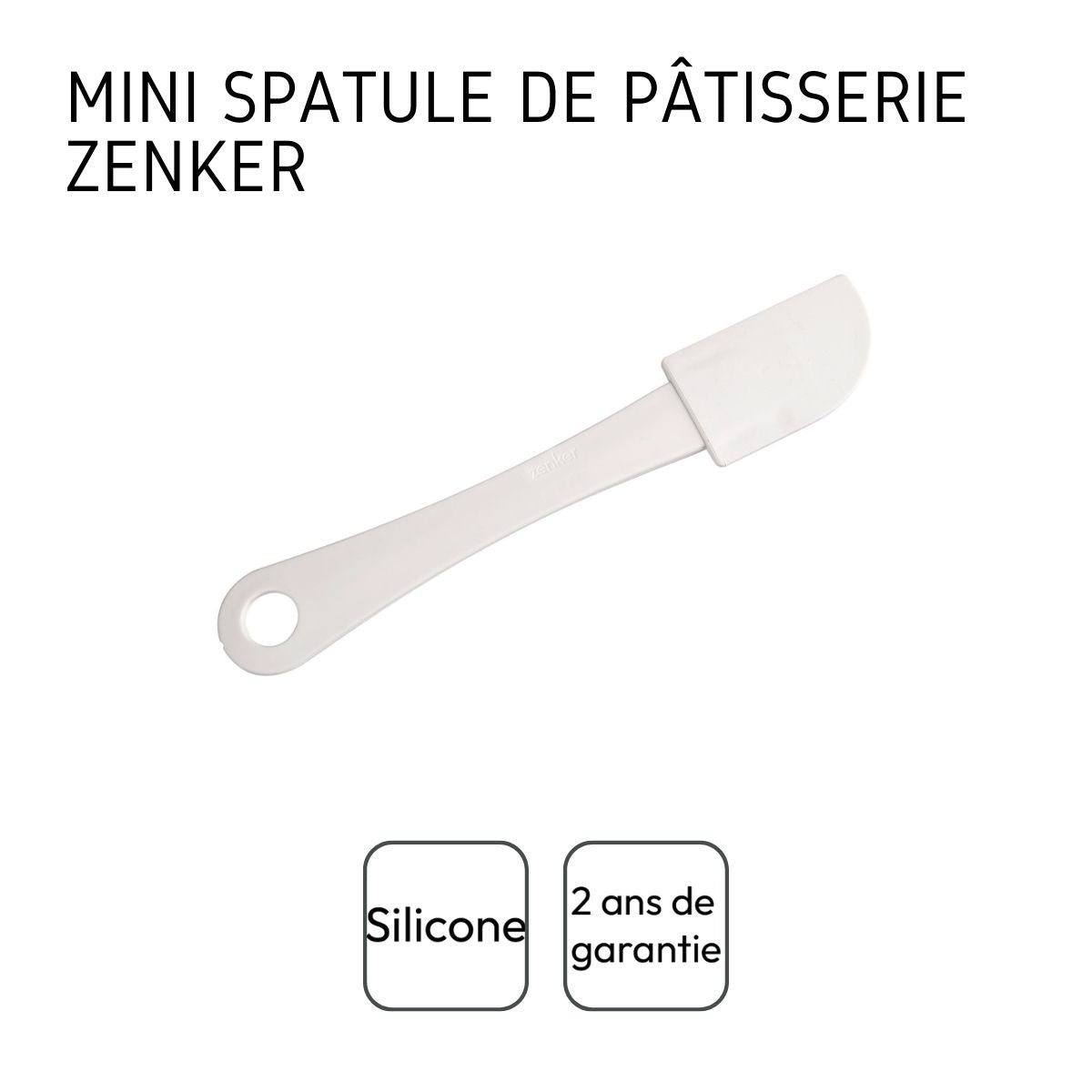 Set de 2 ustensiles de pâtisserie spatule SMART PASTRY blanc, ZENKER