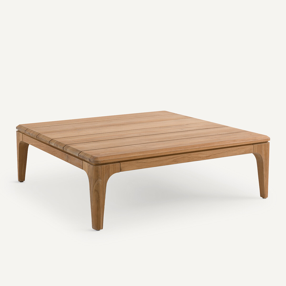 Table basse de jardin carrée en teck, Cordano sable, AM.PM