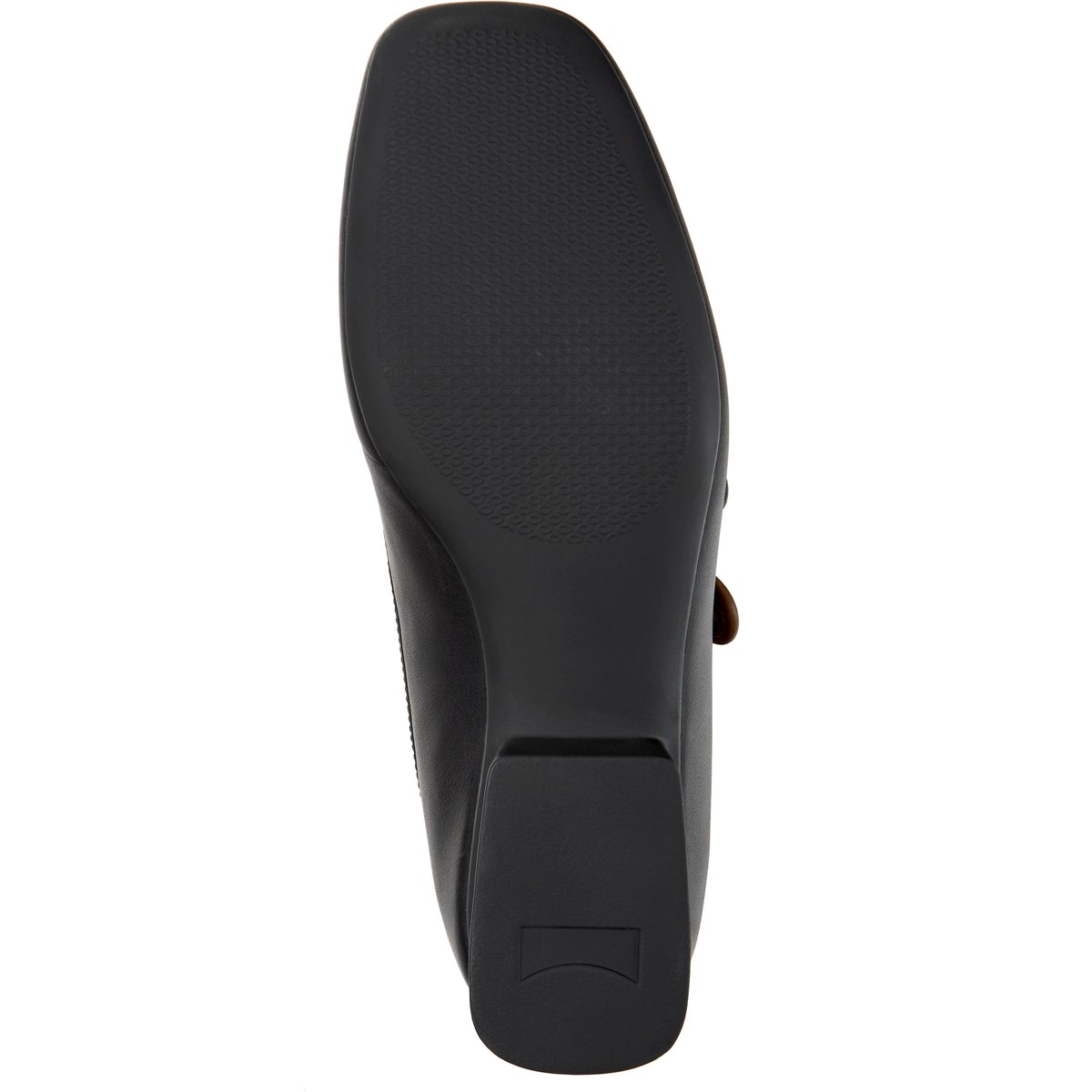 Ballerines Casi Myra Smooth Leather noir brun 001, CAMPER