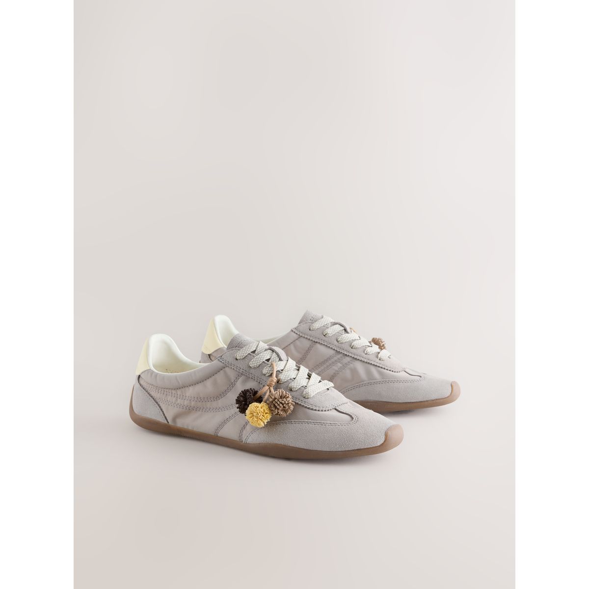 Baskets à lacets et breloques forever comfort mauve pourpre, NEXT