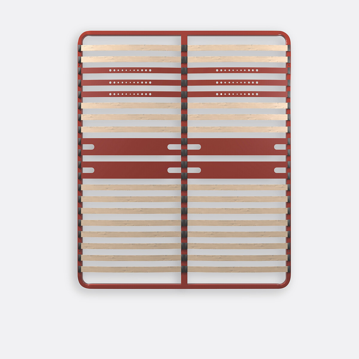 Sommier à lattes morpho 5 zones, Bultex bordeaux, BULTEX