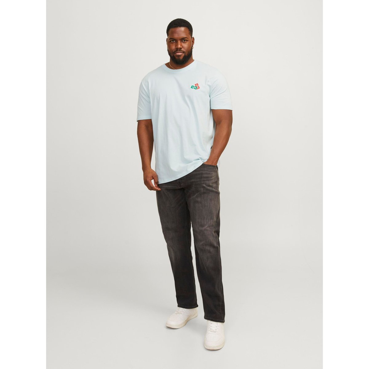 T-Shirt Plus Size T-shirt Imprimé skylight, JACK & JONES