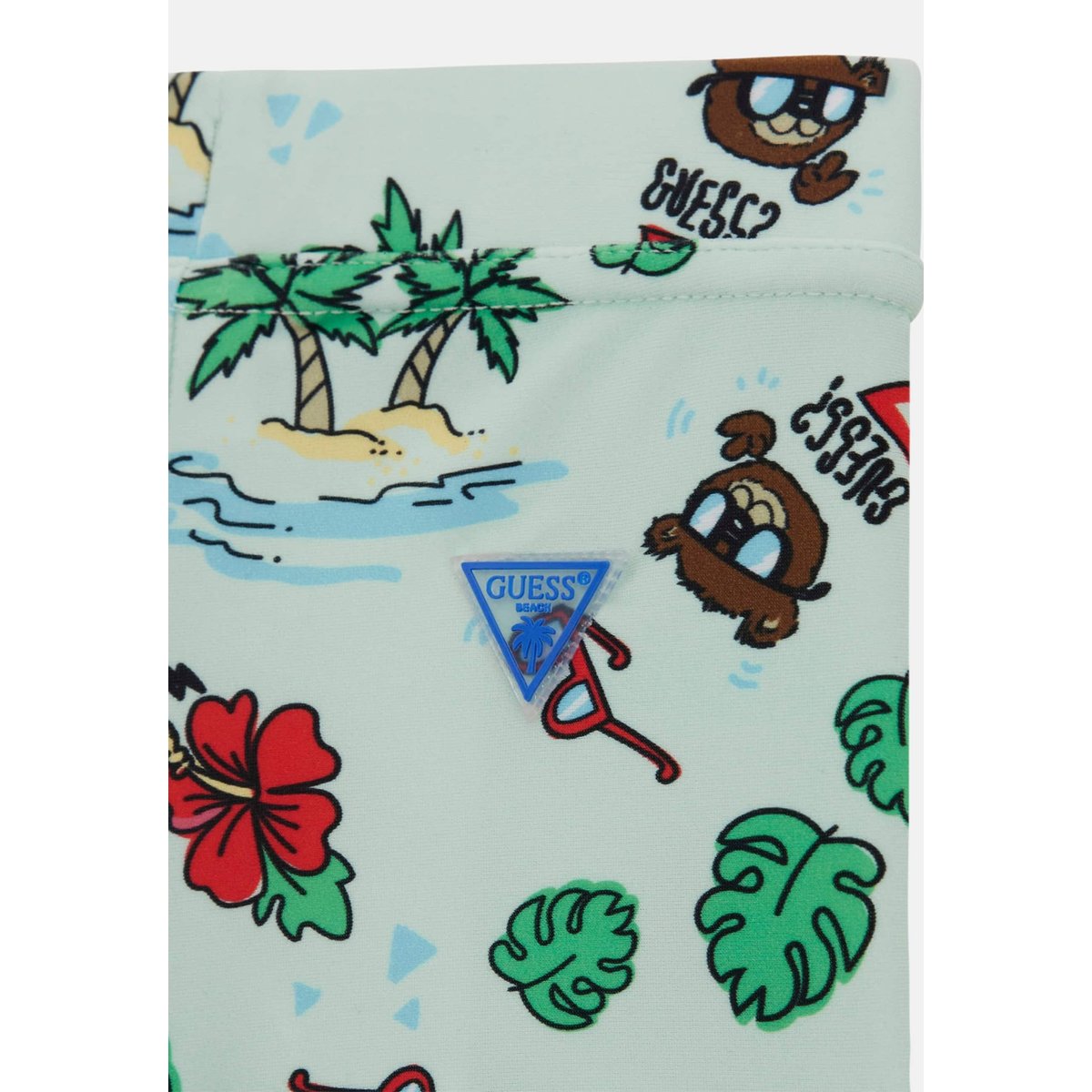 Short De Bain Imprimé vert floral, GUESS KIDS