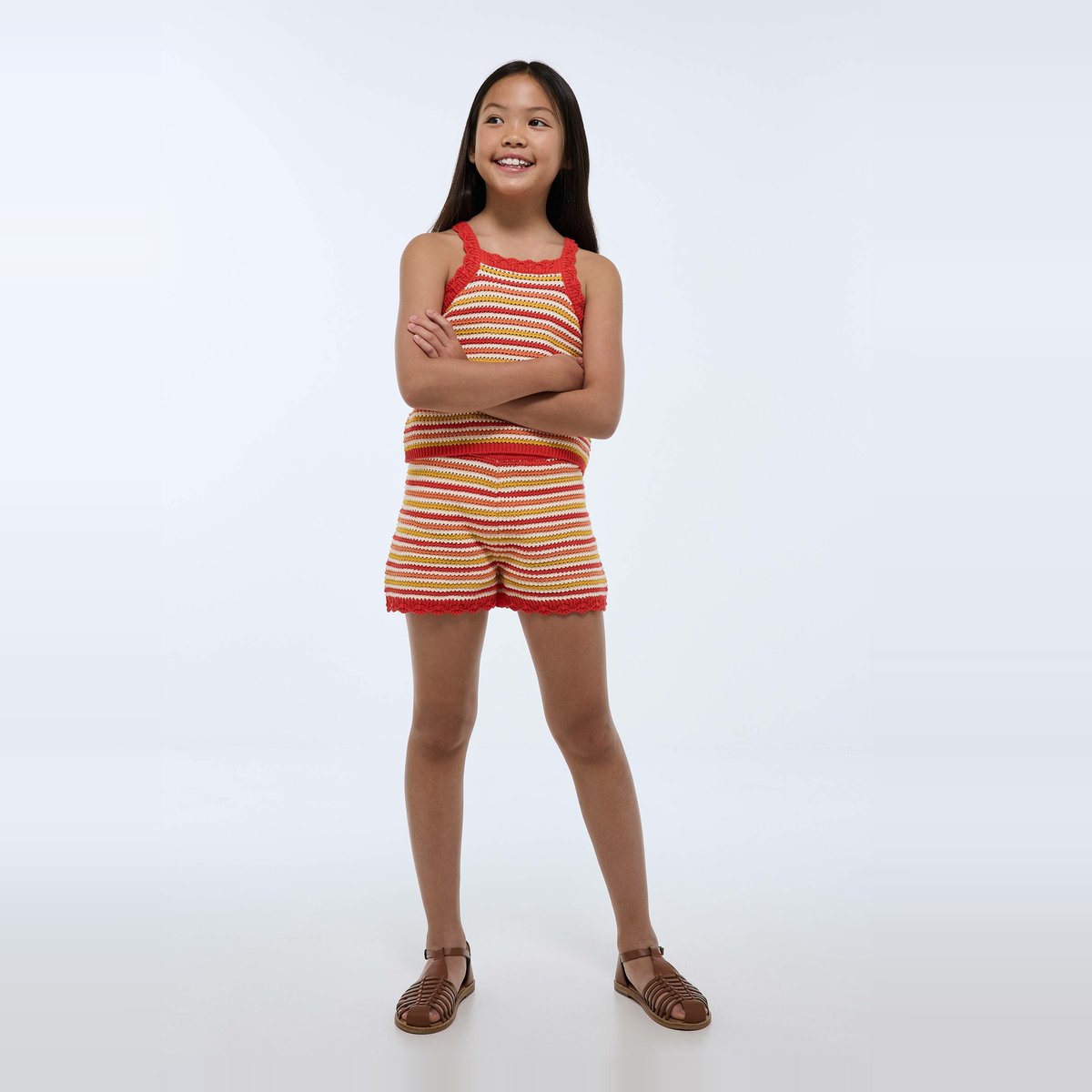 Short en crochet ecru, MONOPRIX