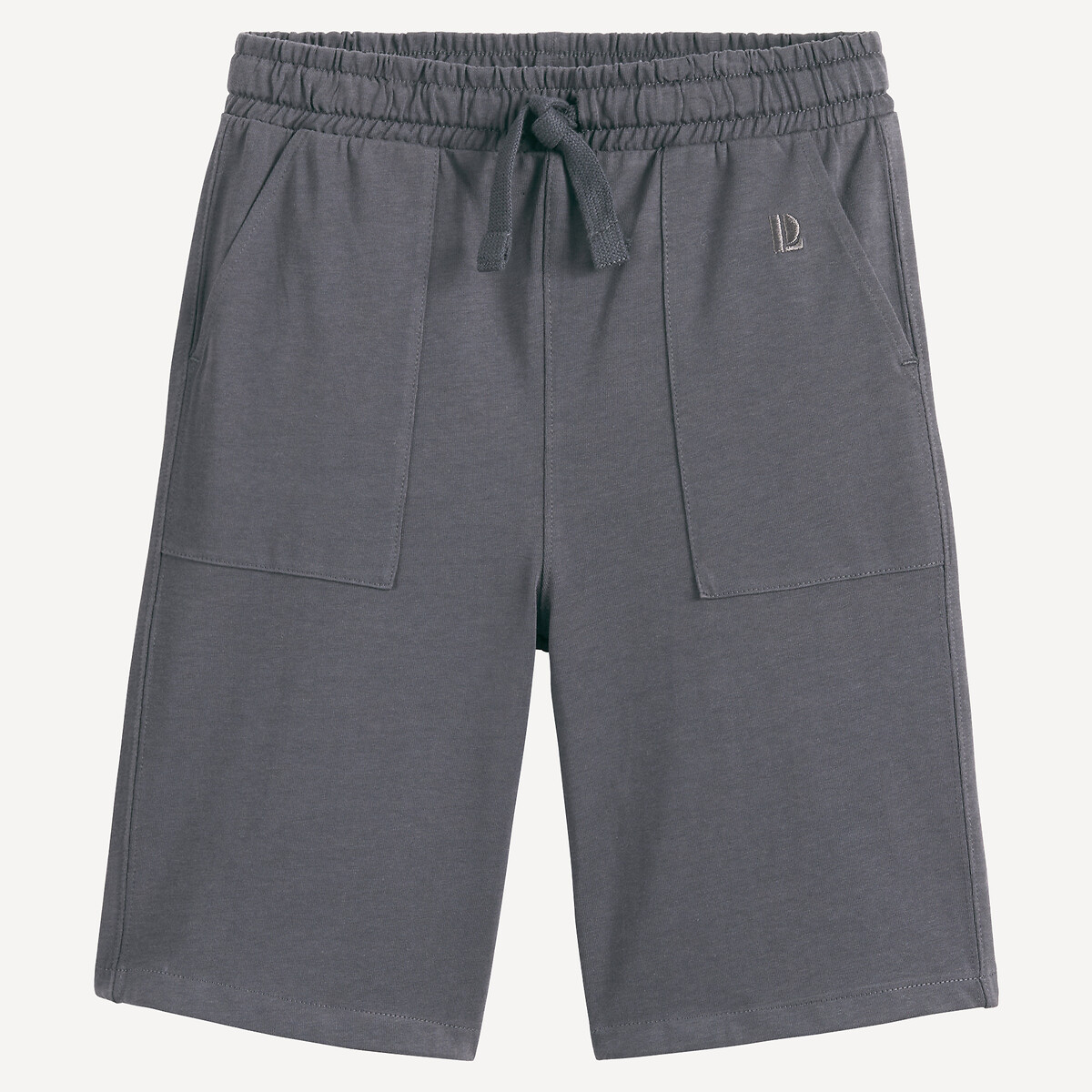 Bermuda in jersey pesante antracite, LA REDOUTE COLLECTIONS