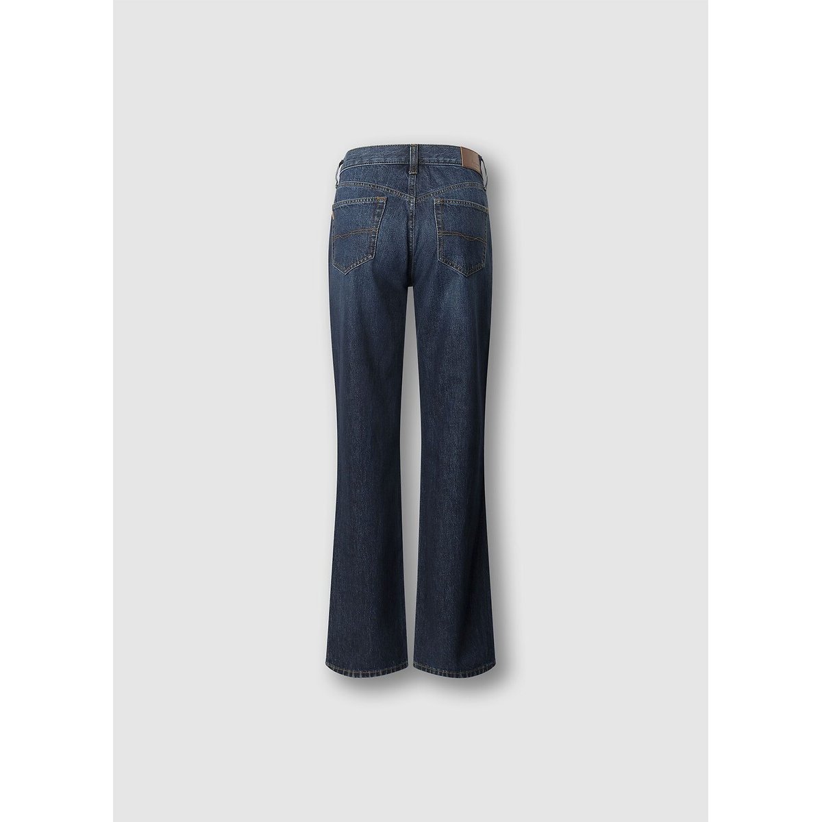 ROBYN jeans met hoge taille en rechte pijpen authentic drak indigo, PEPE JEANS