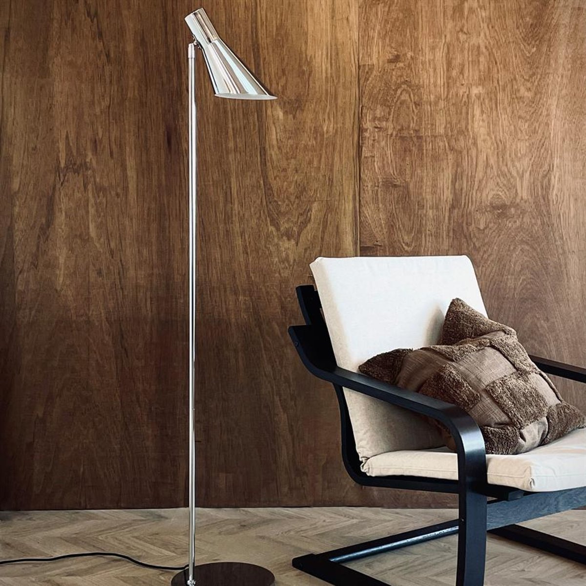 Lampadaire DL12 Chrome chrome, DYBERG LARSEN