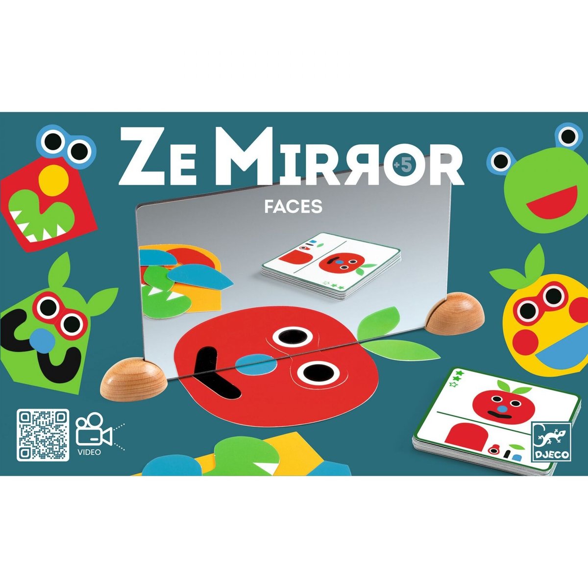 Jeu de reflet Ze Mirror Faces couleur unique, DJECO
