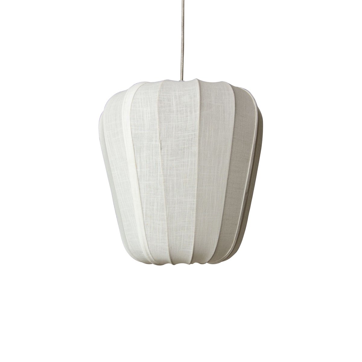 Suspension en coton ivoire et métal, ALBA blanc, NOW'S HOME