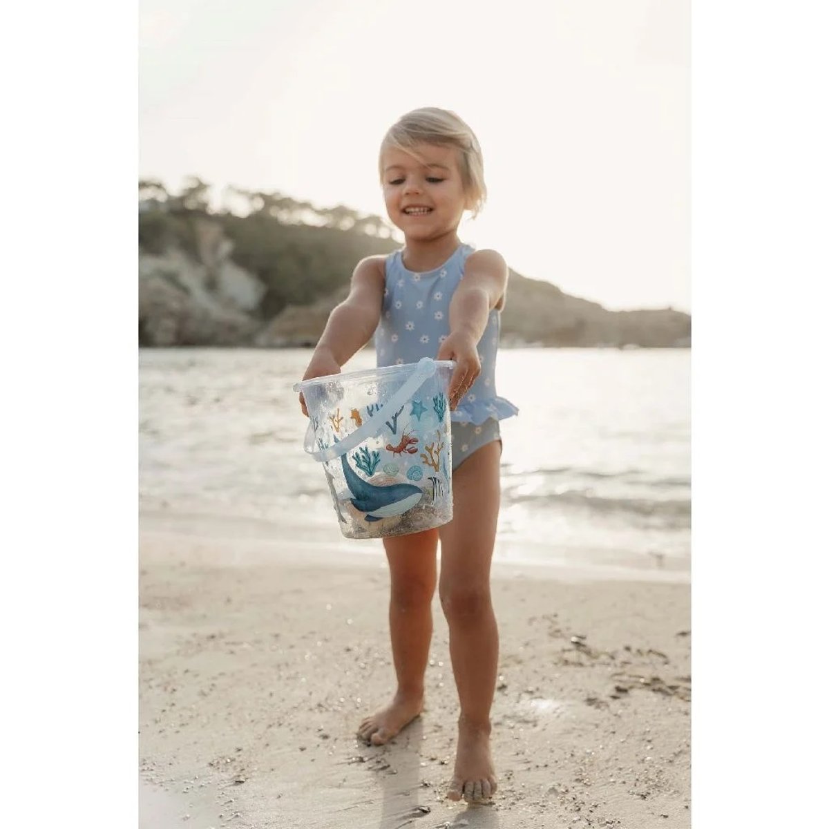 Seau de plage - Ocean Dreams Blue bleu, LITTLE DUTCH