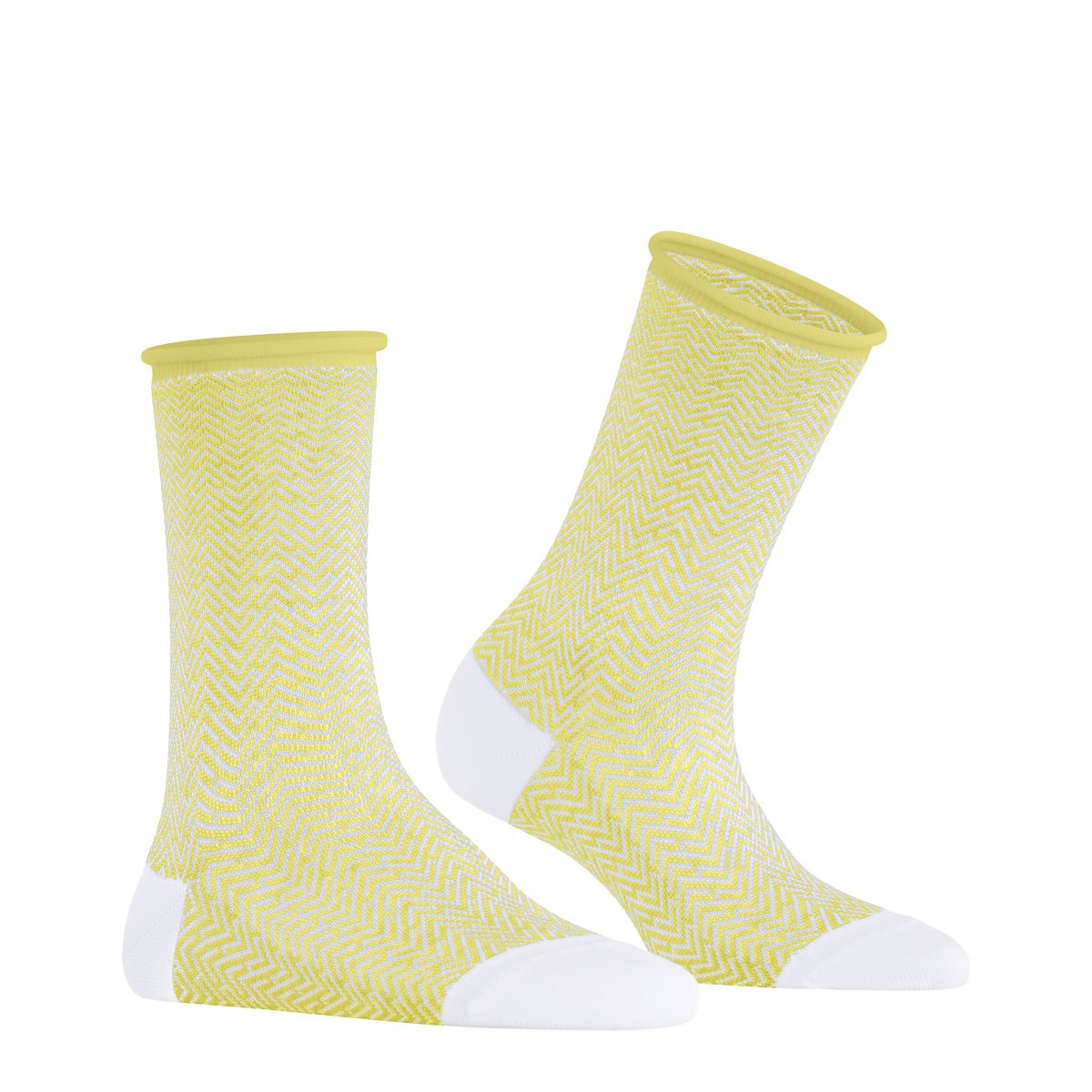 Chaussettes Clean Break jaune-ananas, FALKE