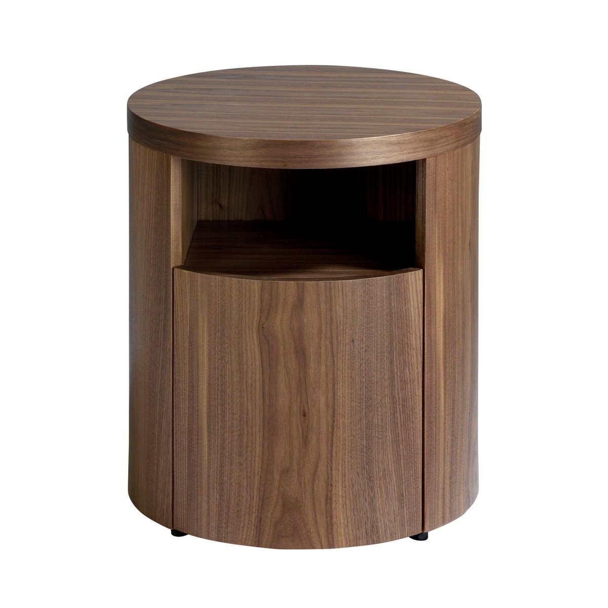 Table de chevet en noyer noyer | noir, ANGEL CERDA