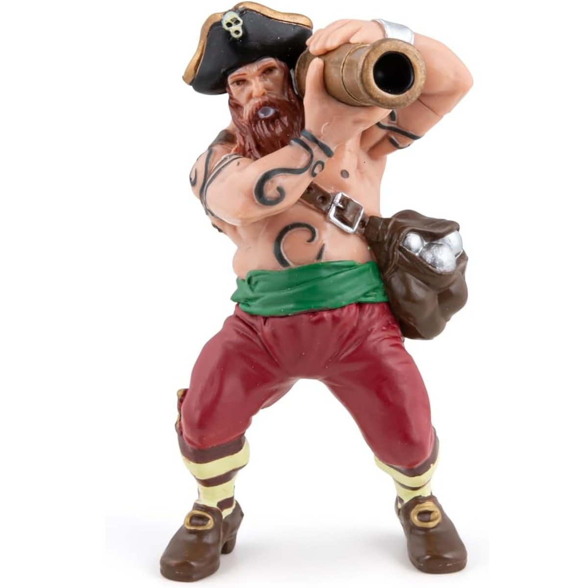 Figurine pirate au canon rouge, PAPO