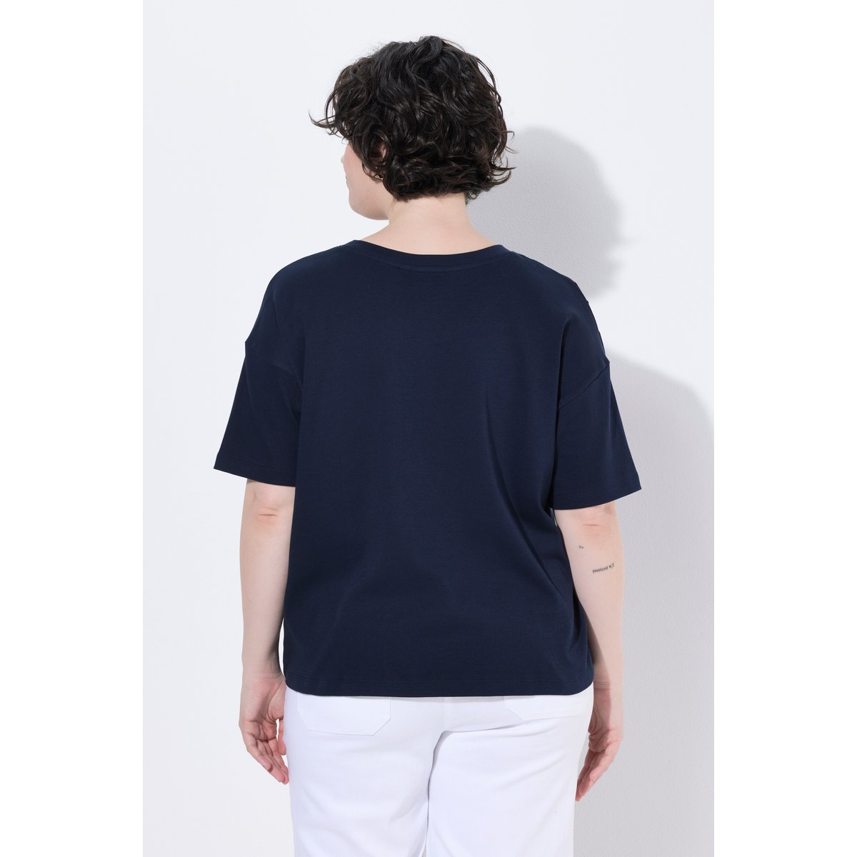 T-shirt marine, ULLA POPKEN