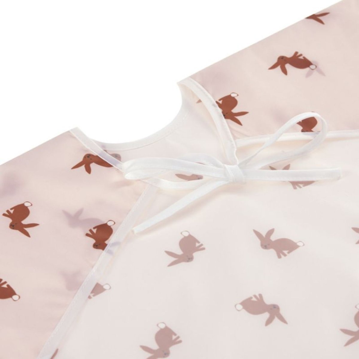 Lot de 2 bavoirs rose poudré, blanc cassé, LASSIG