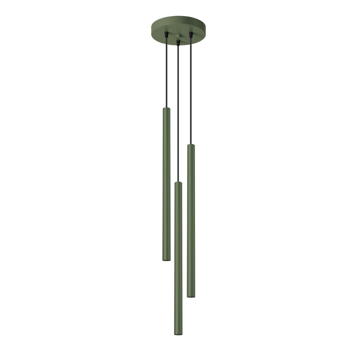 Suspension Acier Vert Olive G9 3 Pastelo vert, EDEN