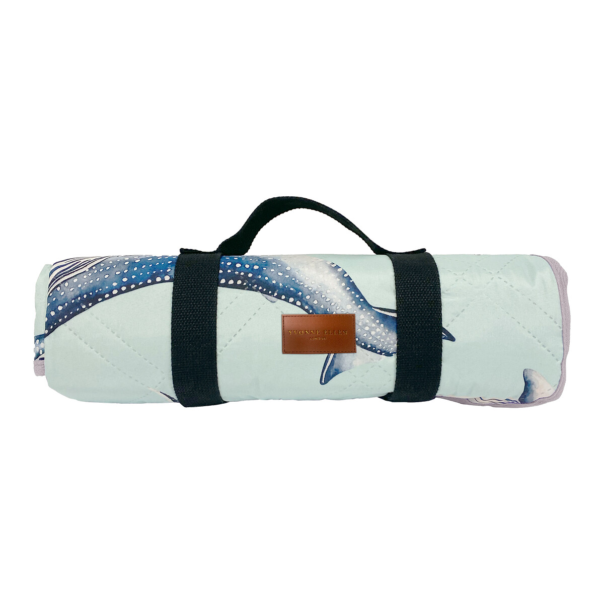 Picnic Blanket in Whale Print blue, YVONNE ELLEN