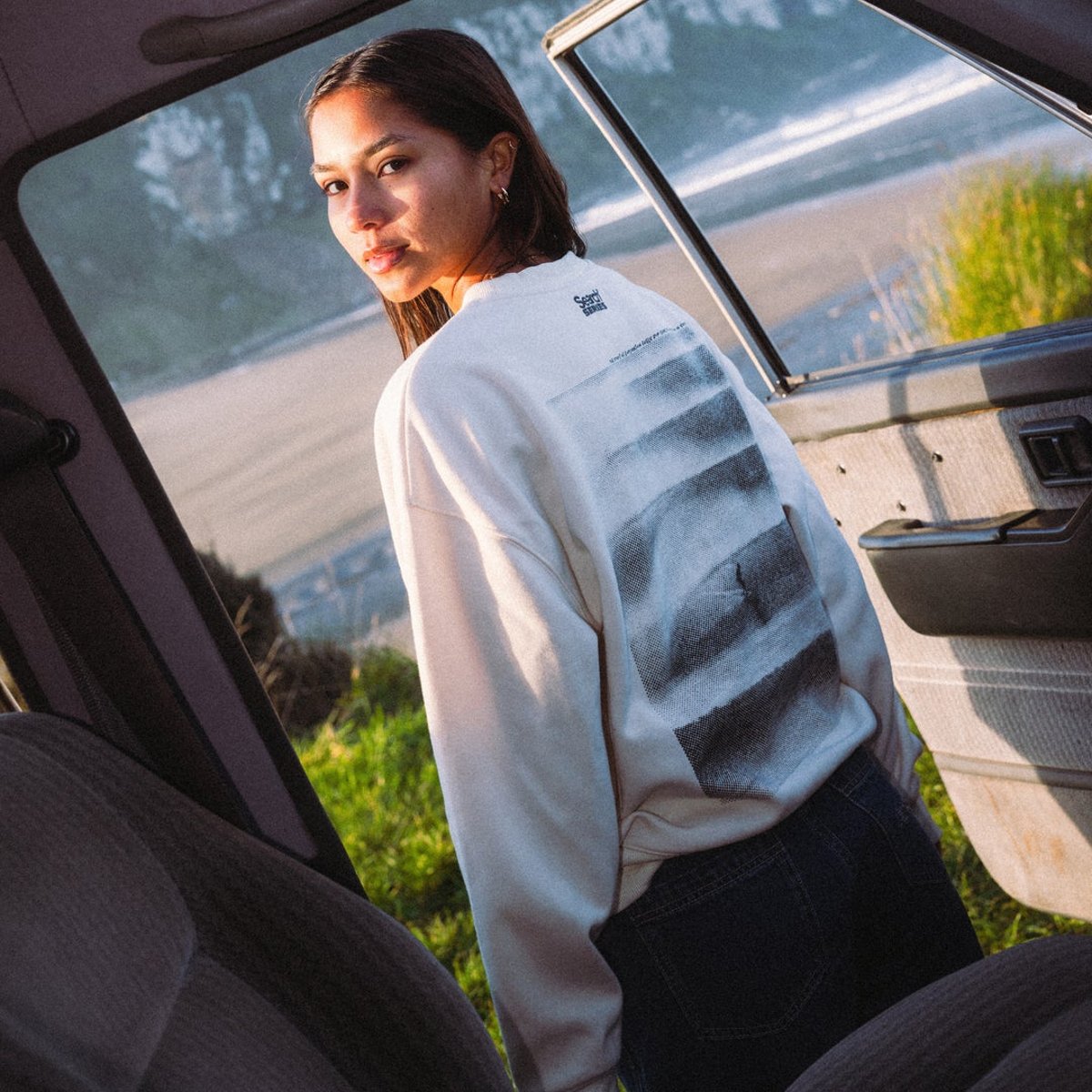 Sweat col rond SEARCH SERIES VAPORCOOL os, RIP CURL