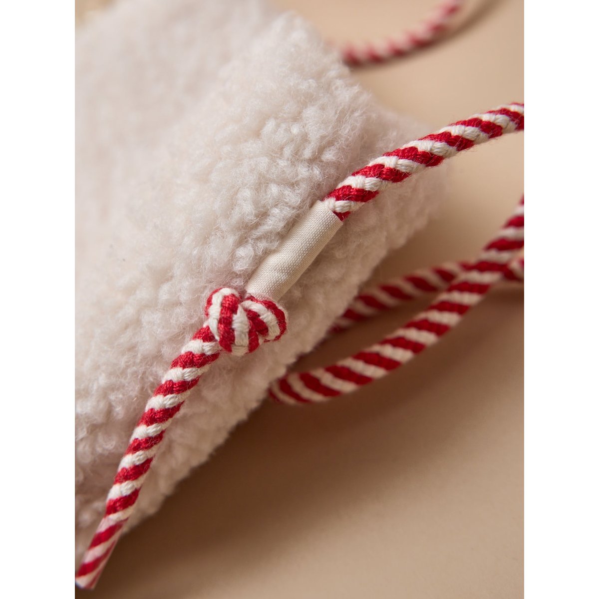 Pochette en sherpa ecru, CYRILLUS