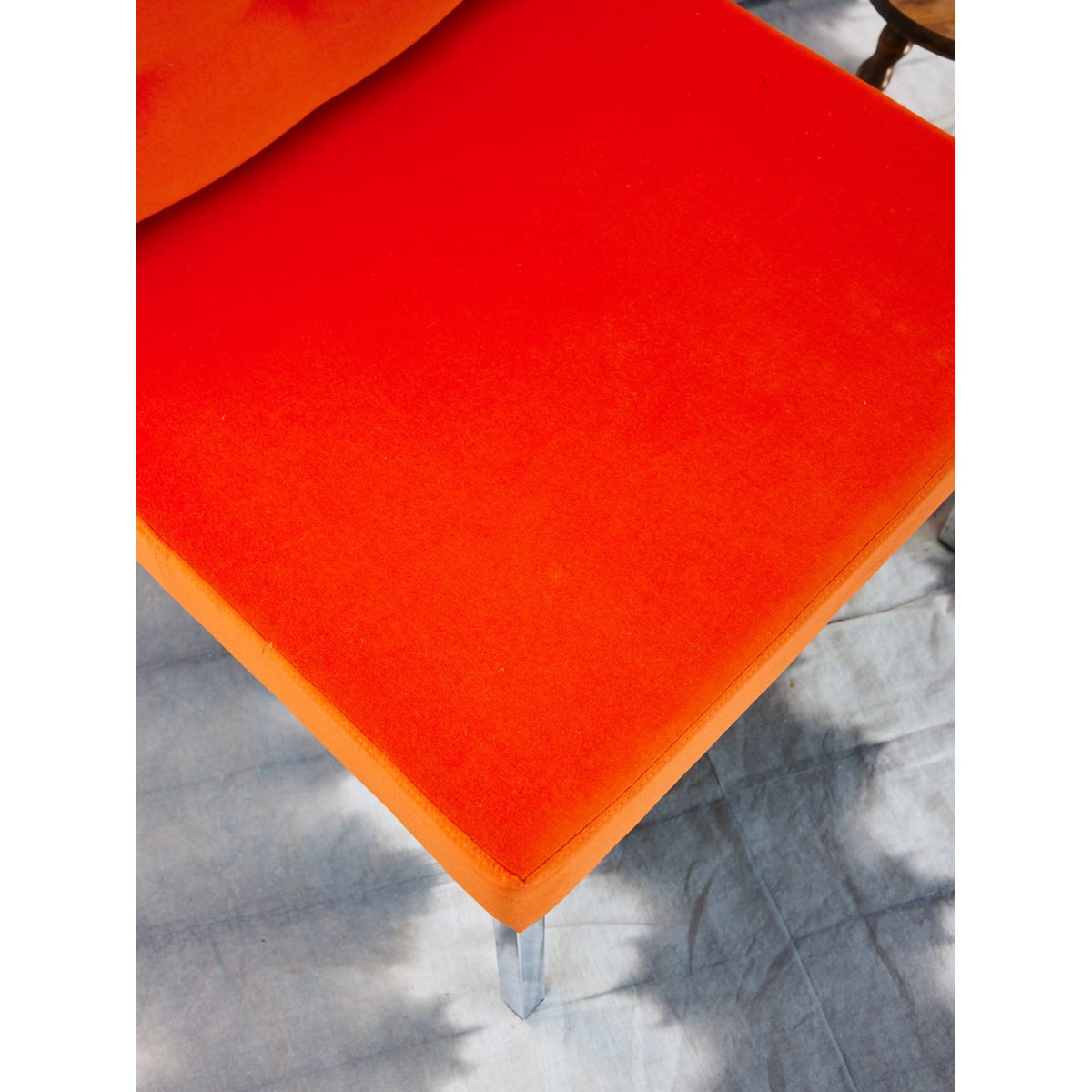 Chauffeuse vintage orange Olivia N°92 - Bon état orange, DEBONGOUT