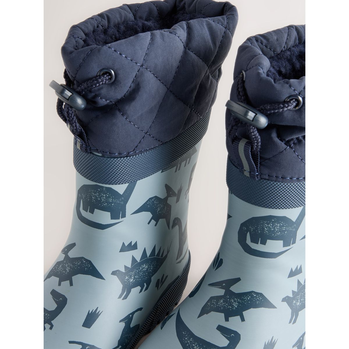Bottes en caoutchouc à revers bleu, NEXT