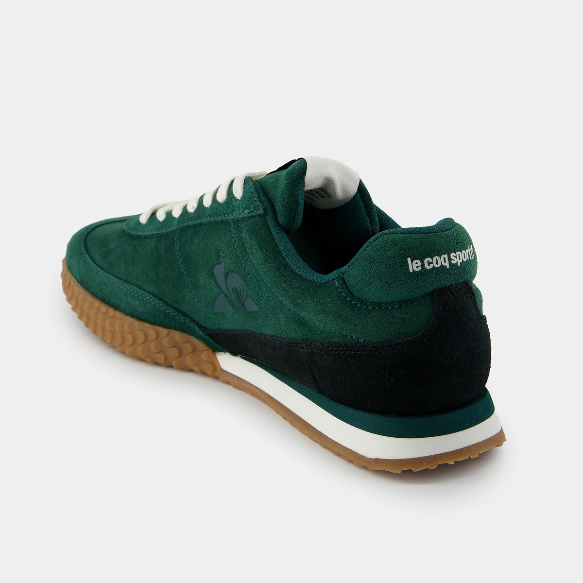 Veloce Suede Trainers pine green, LE COQ SPORTIF