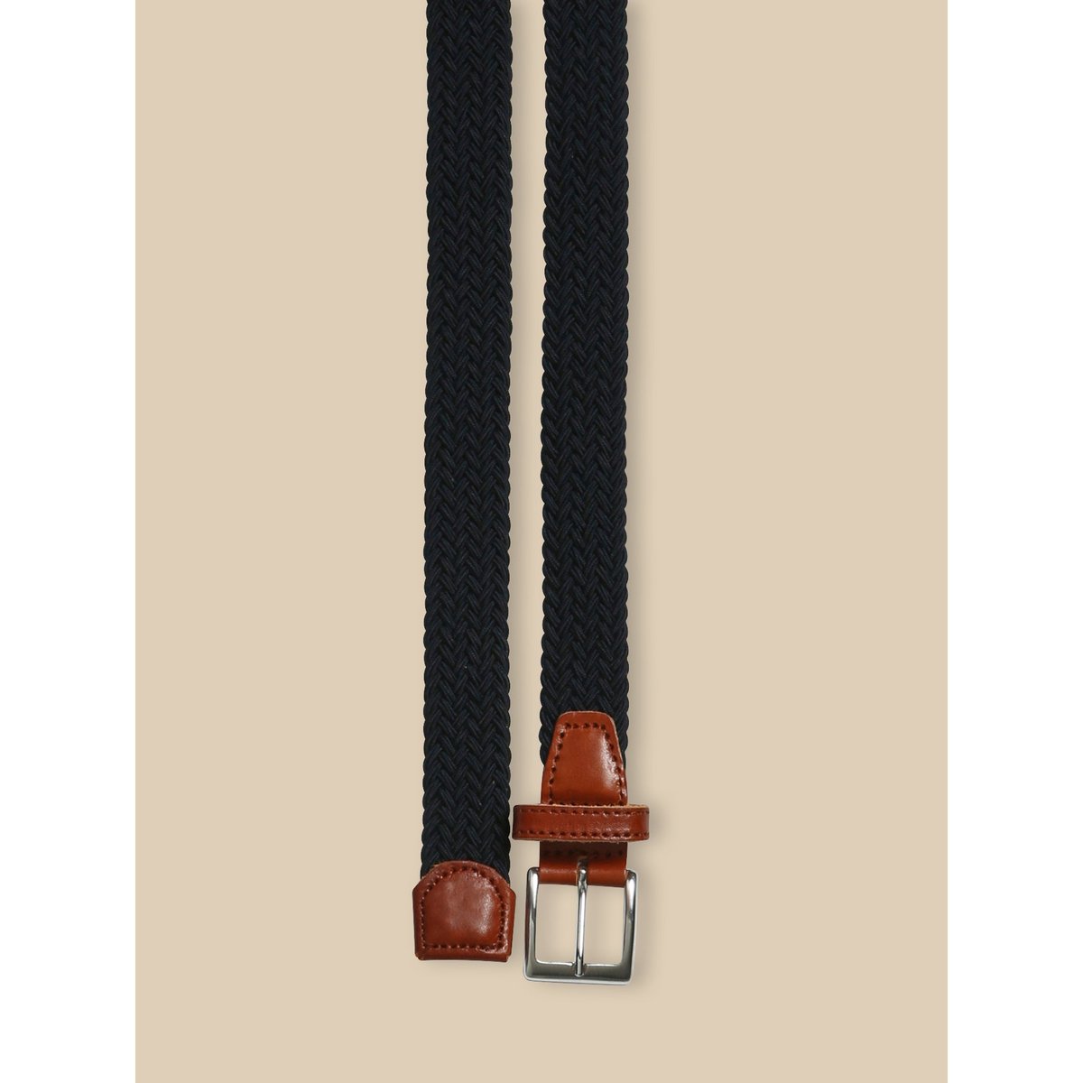 Ceinture tressée marine, CYRILLUS