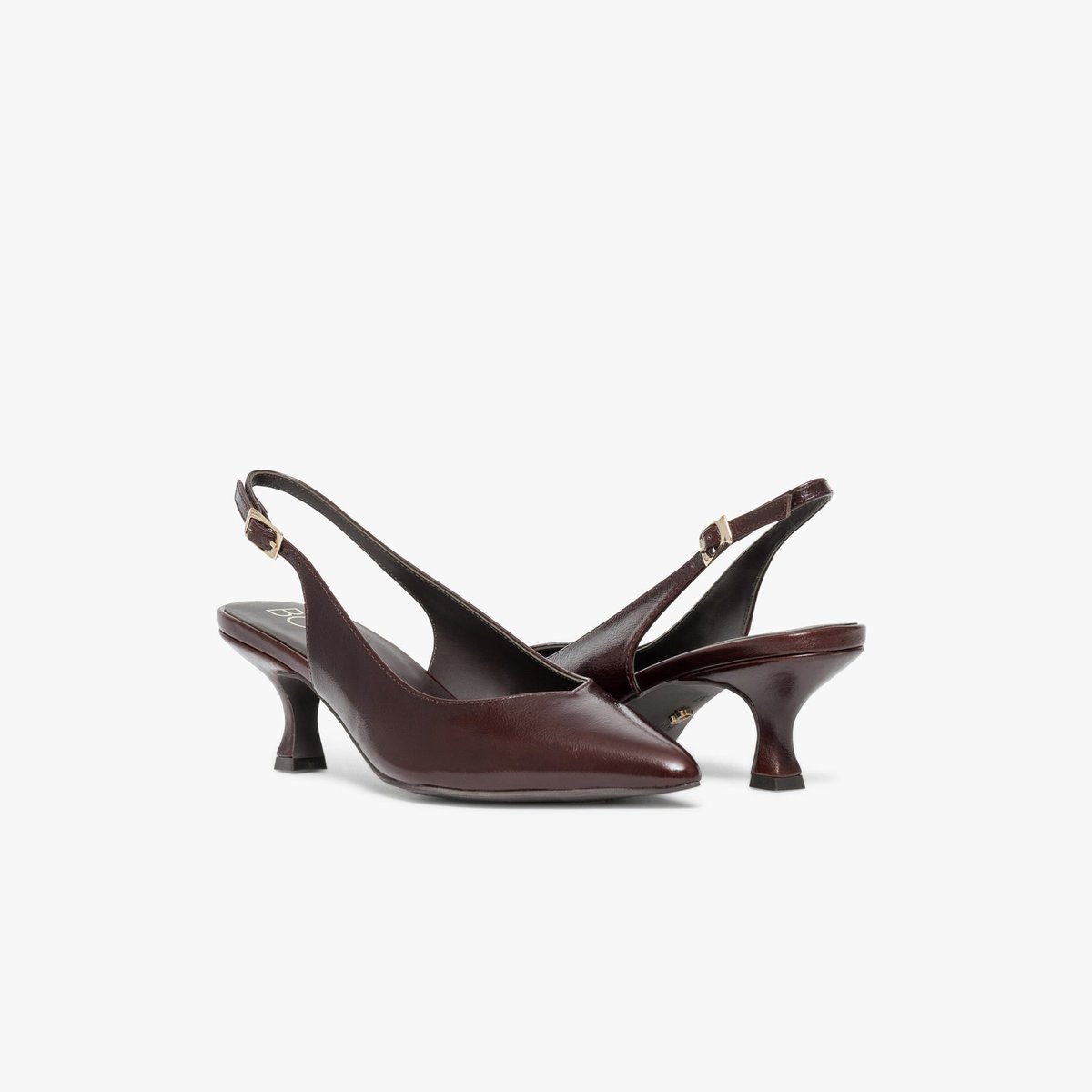 Escarpin en cuir DELIA violet pourpre, BOCAGE